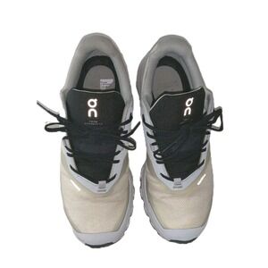Once We Were Warriors Cream and Black Athletic Shoes